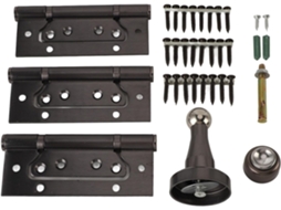 Conjunto De Dobradiças De Metal Para Porta De 5 Polegadas, Silenciosas, Com Rolamento.