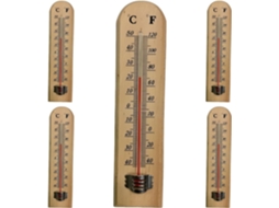 Termômetro De Madeira Pinho, Para Montagem Na Parede, Medidor De Querosene, 40 °c A 50, Escala Dupla, Para Uso