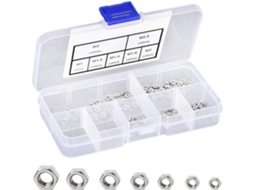 Conjunto De 4 Porcas Sextavadas M1 Em Aço Inoxidável 304, Adequadas