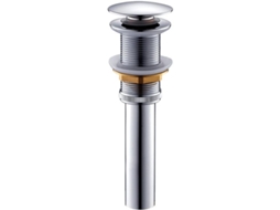 Grifo De Lavabo De Cuenca One-split Com Tapón Pop-up Sem Transbordamento Aço Inoxidável Ouro Titânio