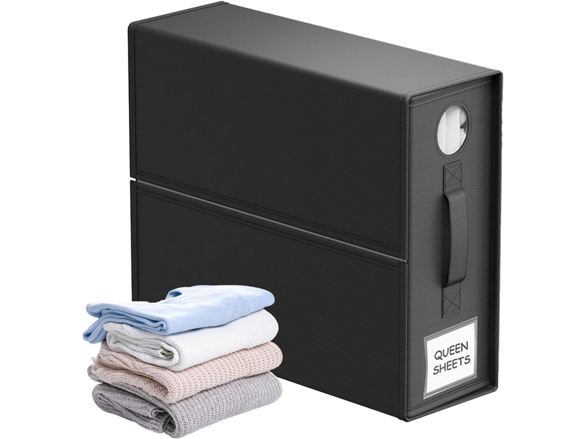Organizador de Lençóis com Design À Prova Poeira, Armário para Roupa Cama, Janela, Que Economiza CHABERLU
