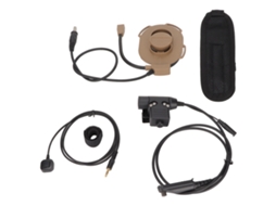 Aetheria fone de Ouvido Unilateral para Motocicleta com Cancelamento de Ruído e Ptt U94 Militar Outdoor