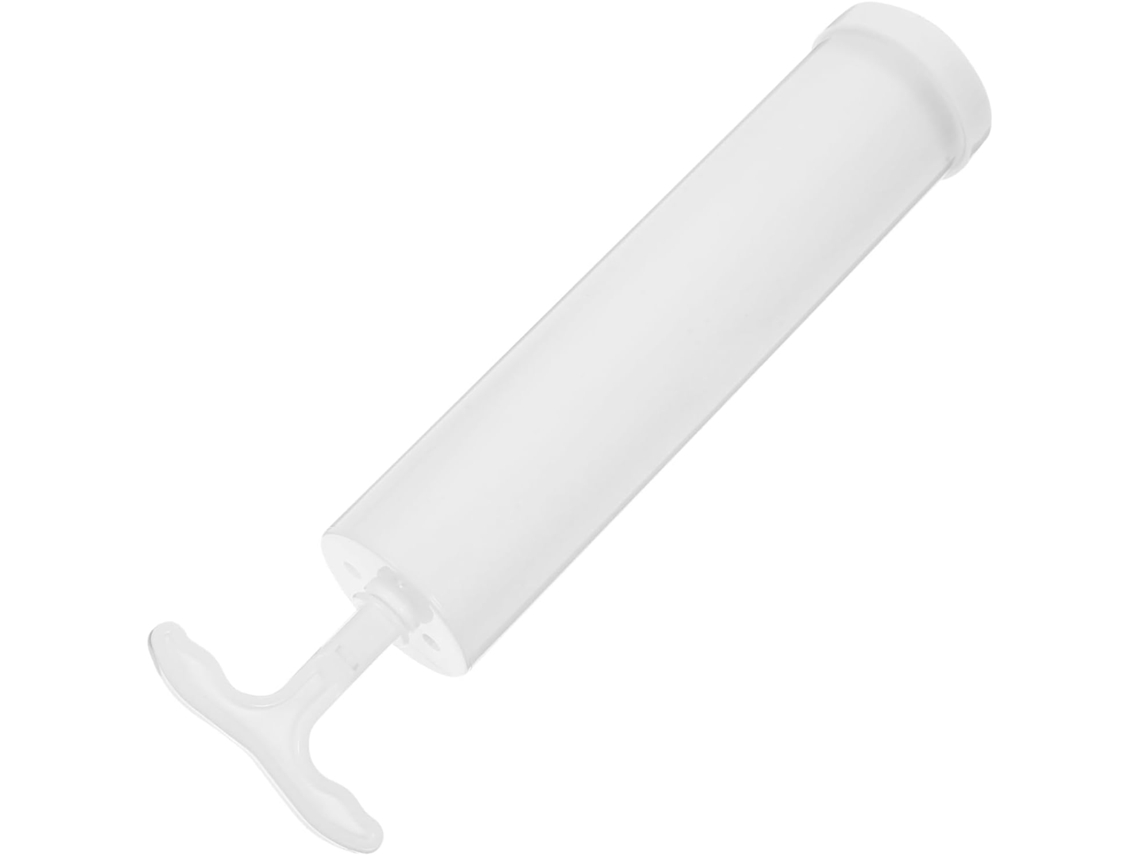 Bomba de Vácuo Manual para Viagens, Feita em PVC Resistente e Segura.