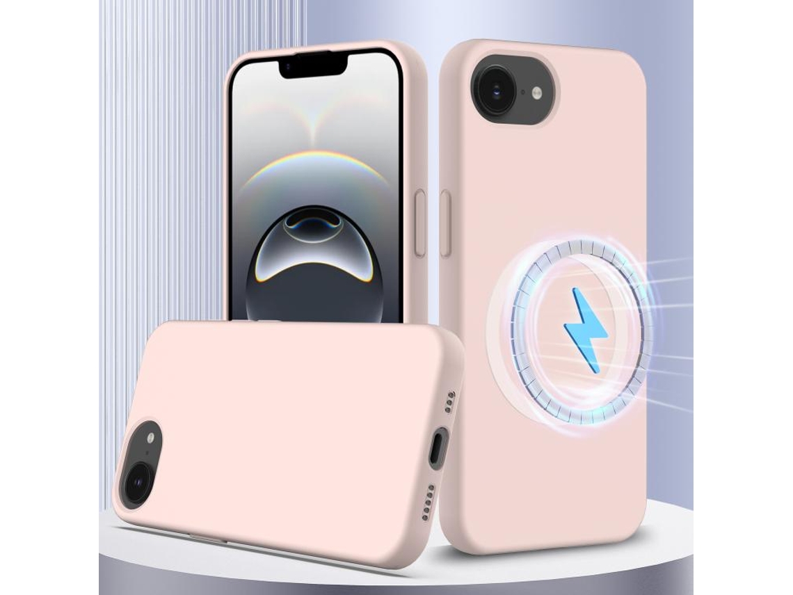 Capa De Silicone Com Magsafe Para Iphone 16e - À Prova De Choque E Resistente A Quedas