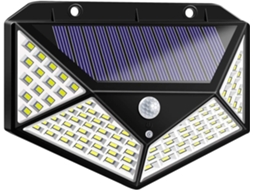 Conjunto De 2 Luminárias Solares Led Para Exterior Com Sensor De Movimento, À Prova Dágua, Bateria Gokoco