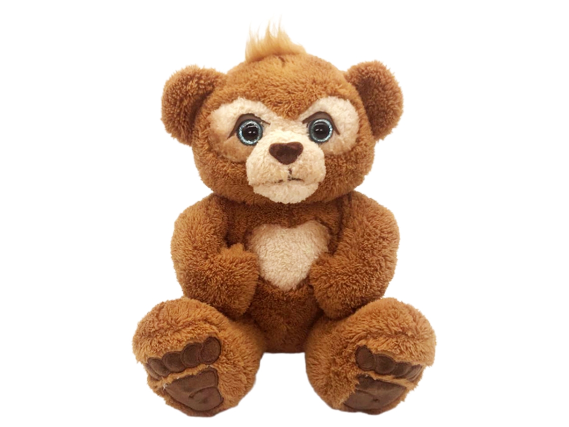 Primerox urso Pelúcia Fofo Elétrico Musical Interativo 25cm Presente de Aniversário Natal Crianças