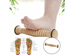 Rolo De Massagem De Madeira Para Os Pés Para Alívio Da Fascite Plantar, Massagem De Tecido Profundo Nos Pés SUNNY SPACES