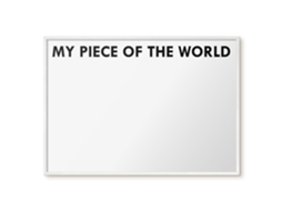 Magnetic Board My Piece Of The World For The Living Room Espelharte (100x70 Cm)