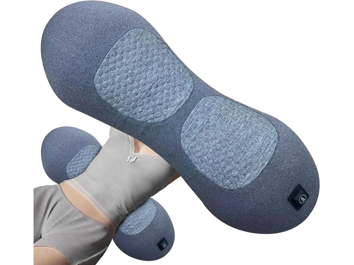 Almofada de Apoio Lombar Ergonômica, Travesseiro Espuma Viscoelástica com Capa, Suporte Durável CHABERLU