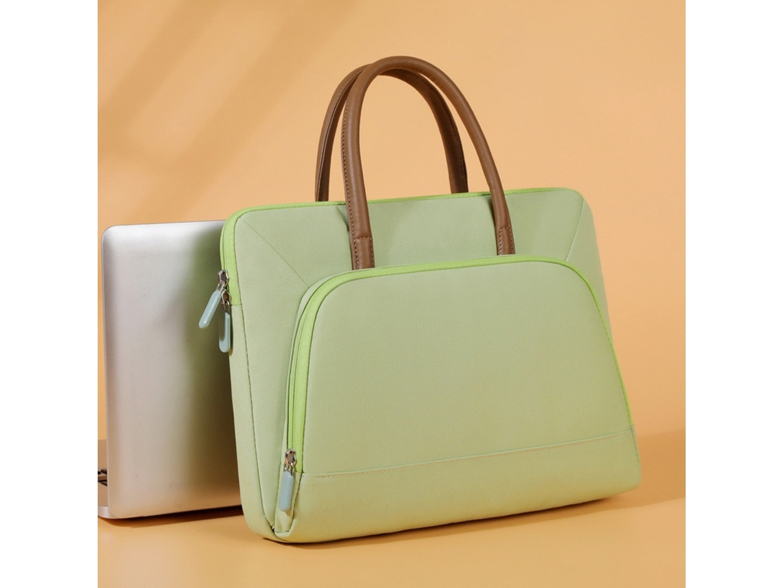 Bolsa Para Portátil Lurelia, Compatível Com Portáteis/tablets Até 13,3", Verde, Poliéster