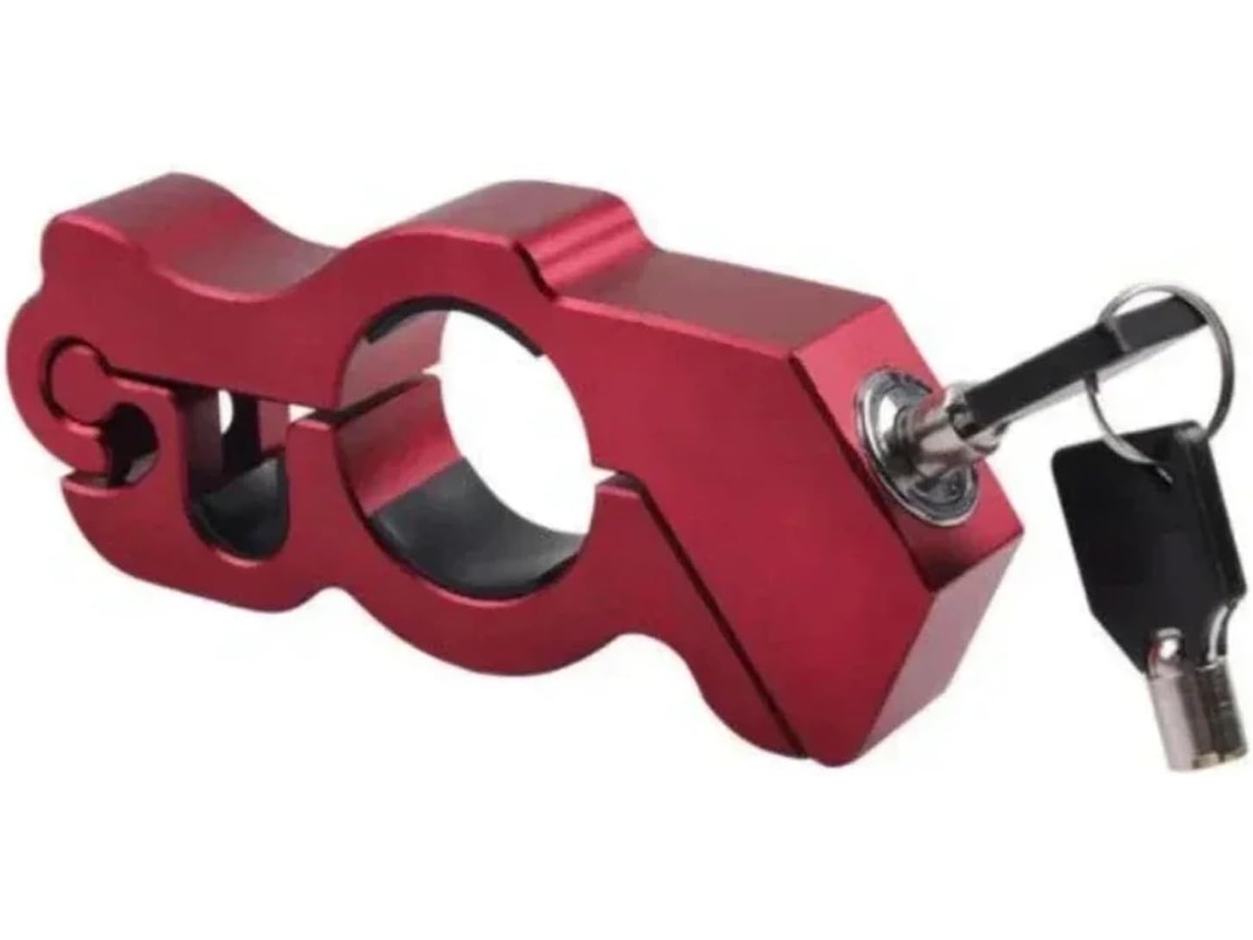 Cadeado para Guidão de Motocicleta Trava Freio Sólido Imitando uma Alavanca Robusta Movimento Ideal Antifurto