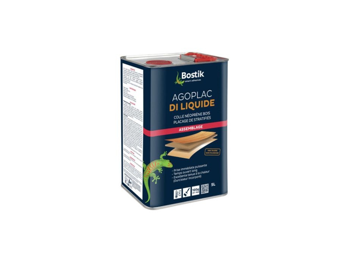 Cola Neoprene Bostik Agoplac Di 5 L Alta Resistência Térmica Poderosa Presa Inicial