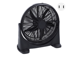 Ventilador De Piso Laxiscreed, Baixo Ruído, 3 Velocidades Ajustáveis Para Conforto