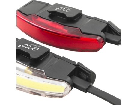 Kit de luz de bicicleta com 3 funções standard, eco, flash SPANNINGA Arco