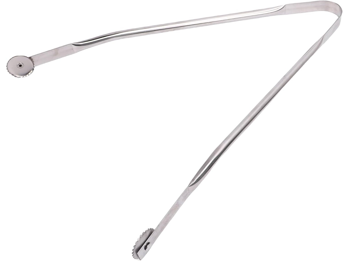 Pinça Para Linguiça De Churrasco Acouto 40cm, Pinça Para Enrolar Salsichas Em Aço Inoxidável Com Rolo Suave, Cabo