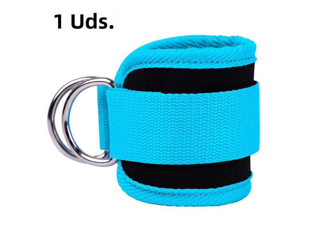 (azul) Tira De Tornozelo Ajustável Com Suporte Em Forma De D.