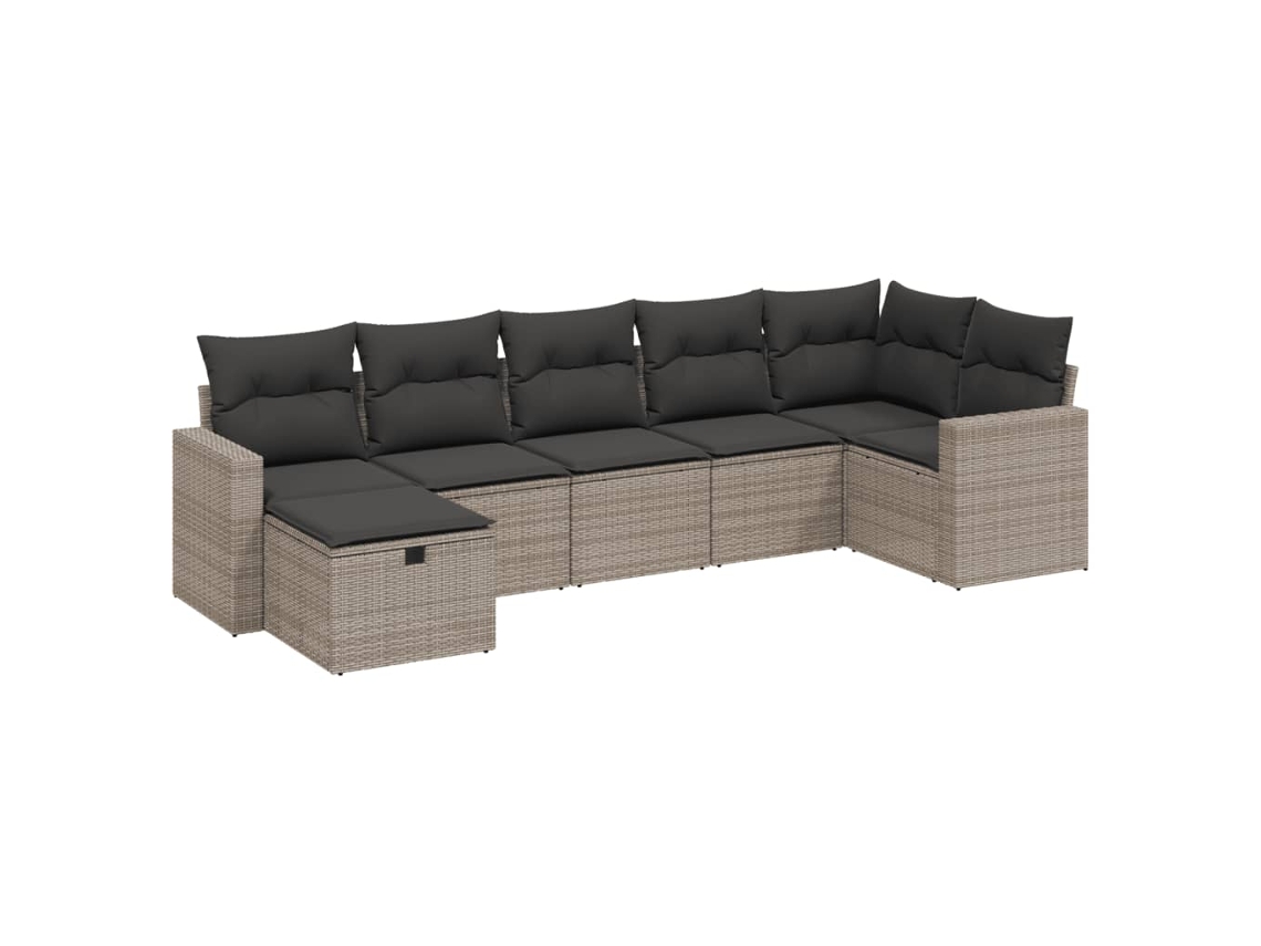 Garden Sofa Set, Garden Sofa Sets Vidaxl Cinzeto Rattan / Vime (n/a)