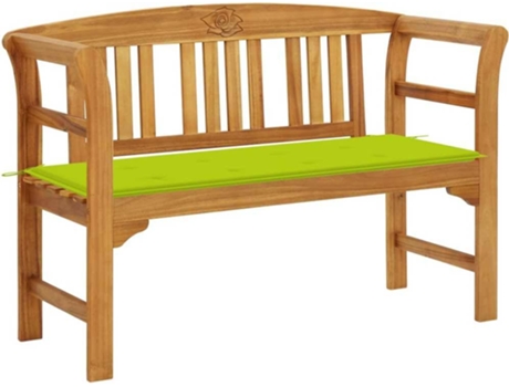 Banco de Jardim  c/Almofada 3064304 (120x47x83 cm - Madeira de Acácia)