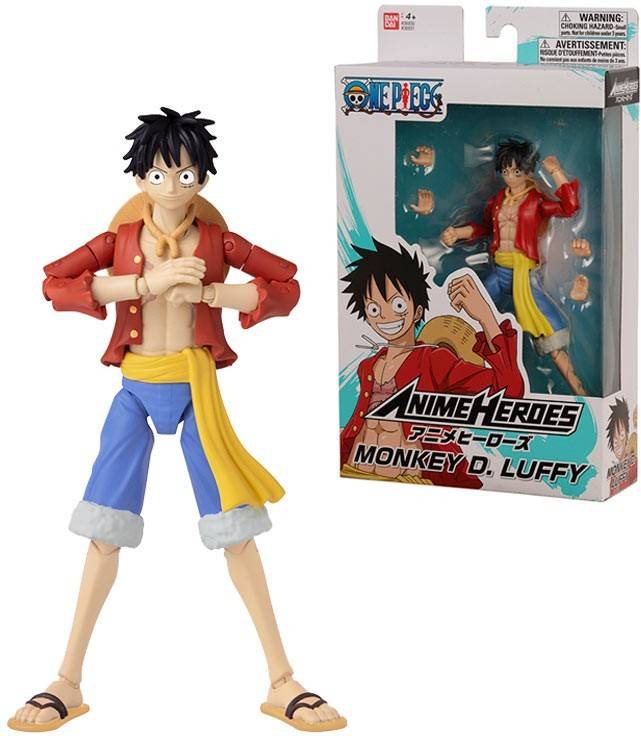 Figura BANDAI Anime Heroes One Piece Luffy (Idade Mínima: 4 Anos)