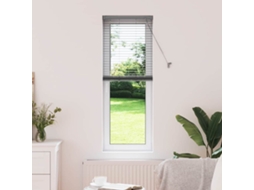Vidaxl Persianas Venecianas Cinzento-escuro 130 X 40 Cm Alumínio