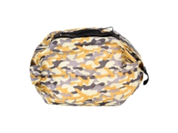 Bolsa De Armazenamento De Alta Capacidade, Ideal Para Viagens, Com Alça Única, Impermeável, Para Compras E Uso Portátil. Cor: Camuflagem Amarela.