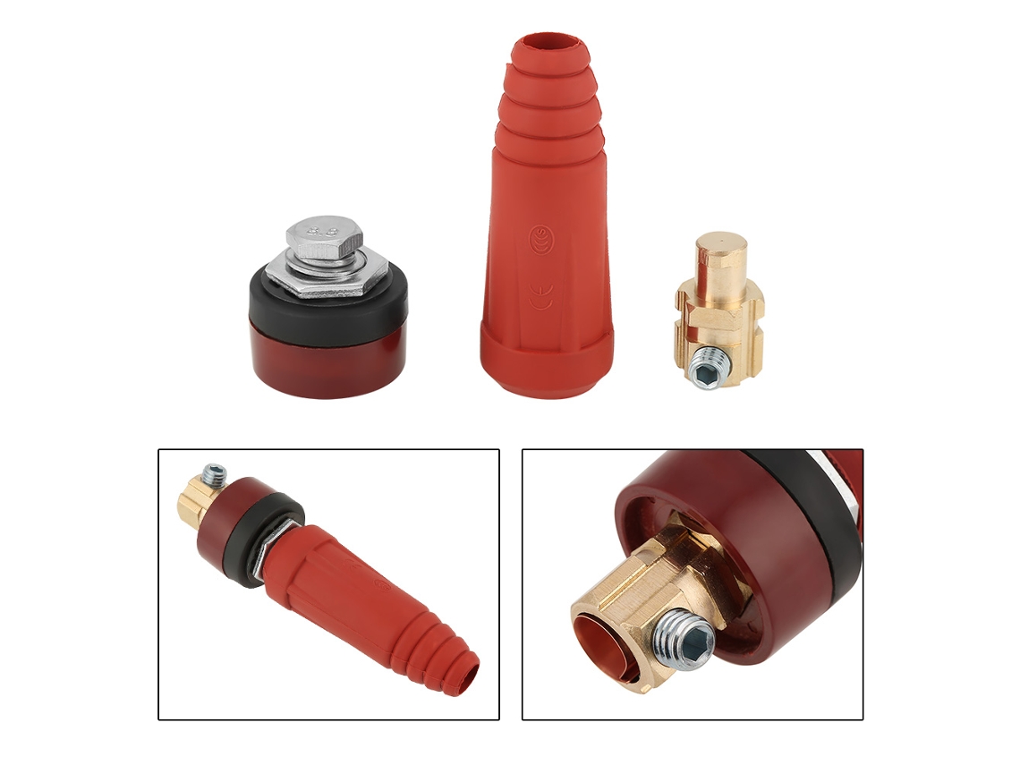 Laxiscreed Plugue E Tomada Para Soldar, Rápido Fit Dkj35-50