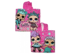 Toalha Infantil Poncho Lol Surprise, 50x115 Cm