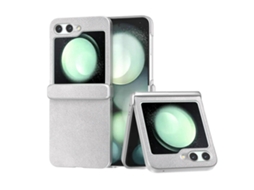Capa De Celular De Couro Sintético Com Três Partes E Toque De Pele Para Samsung Galaxy Z Flip6