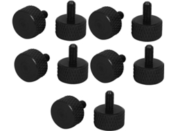 Parafusos Serrilhados De Liga De Alumí, M3x6mm, Aexit, 10 Unidades, Pu