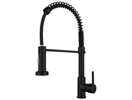 Torneira Extraível para Cozinha Preta Effusorium Coal Grifers