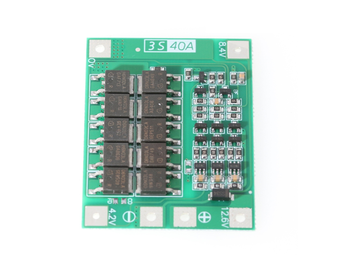 Laxiscreed Protection Board 3s 40a Lithium-ion, Versão Aprimorada, Compatível Com Motores De Furadeira