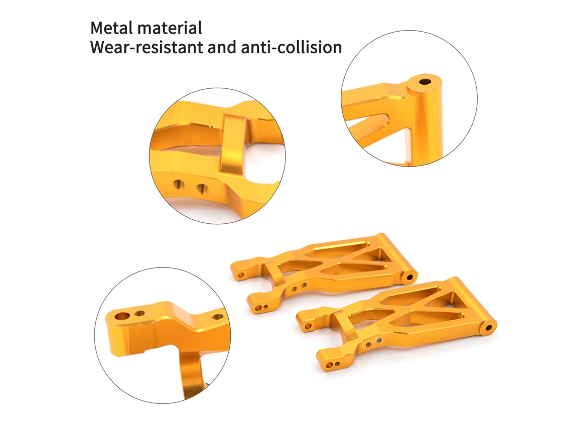 Braço Oscilante Traseiro De Metal Para Carro Off-road Wltoys 1/10 104001 Peças De Upgrade Substitui 1859