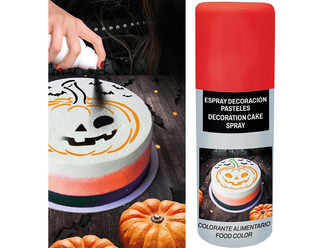 Spray para decoração de bolo vermelho 100 ml