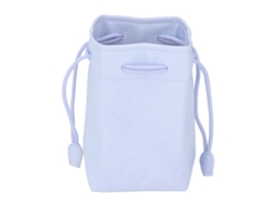 Pu Leather Drawstring Pouch Bag Portable Waterproof Universal Instant Camera Film Printer Storage Organizer Blue LAXISCREED