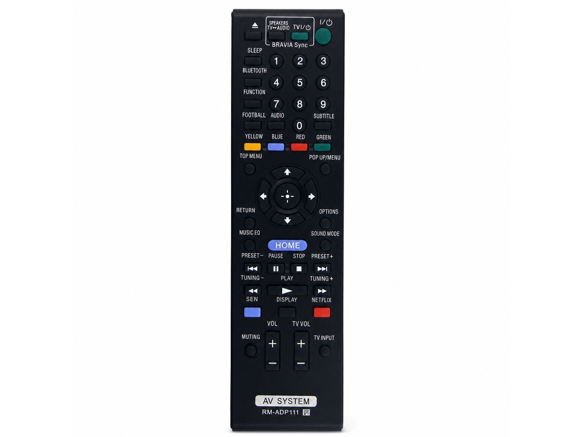 Comando À Distância Compatível Com Sistema Av Sony Blu-ray Dvd Rm-adp111_zhd