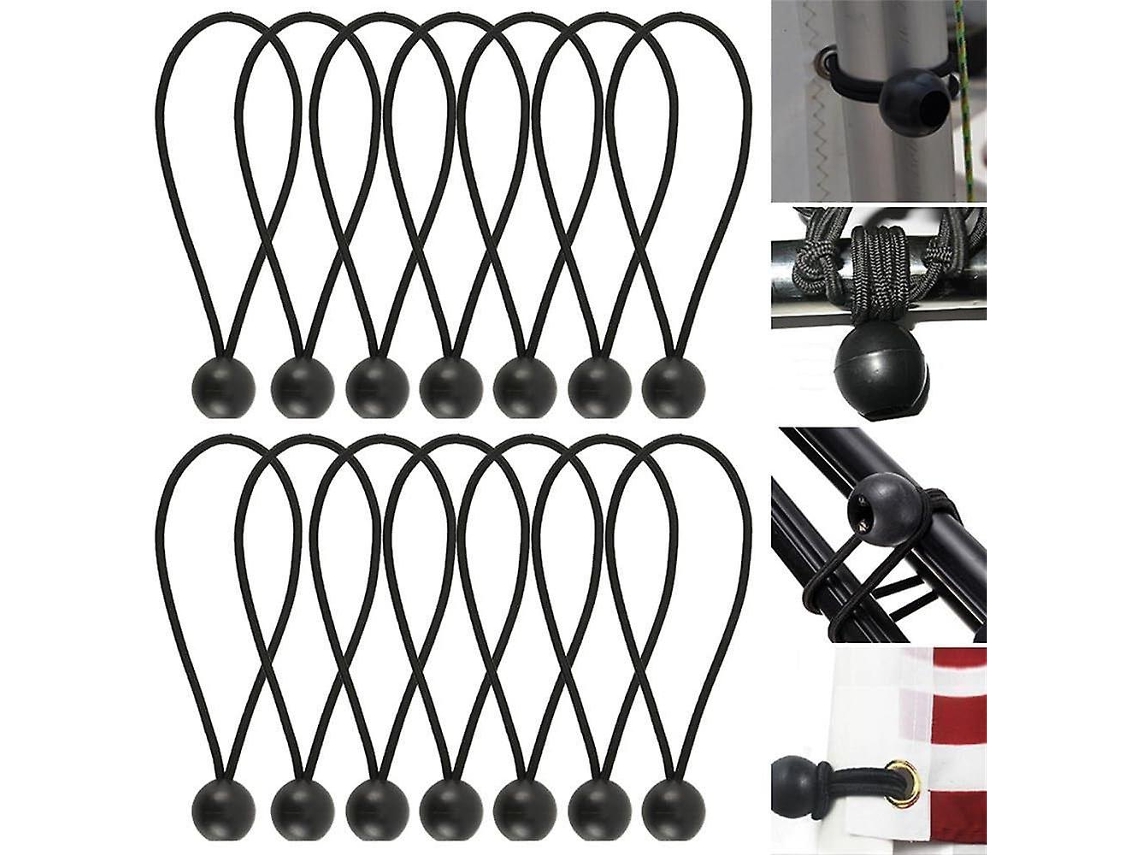 Cordas Elásticas Com Bola, 50 Unidades, Elástica, Para Lonas, Tendas