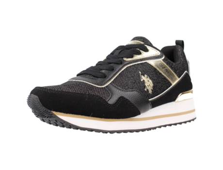 Sapatos de Mulher U.S. POLO ASSN Tecido Preto (38)