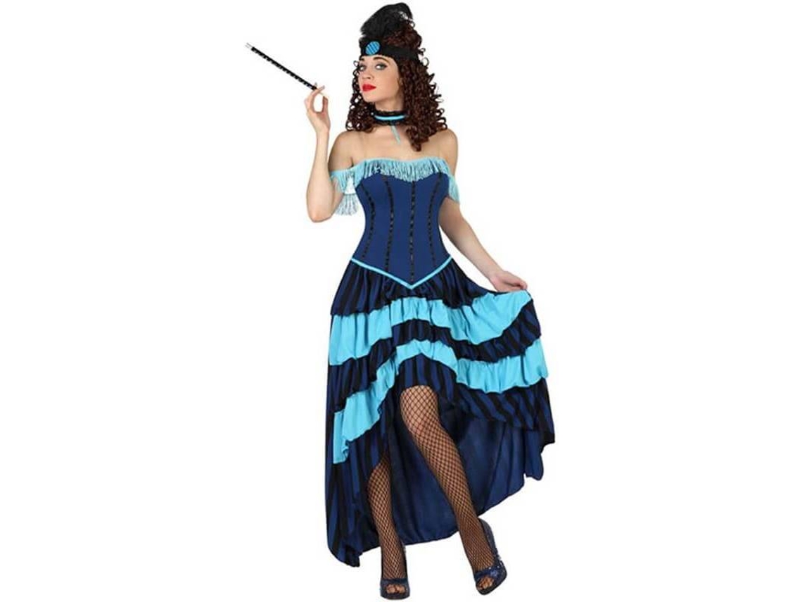 Fato de Mulher ATOSA dançarina azul (Tam: ML)