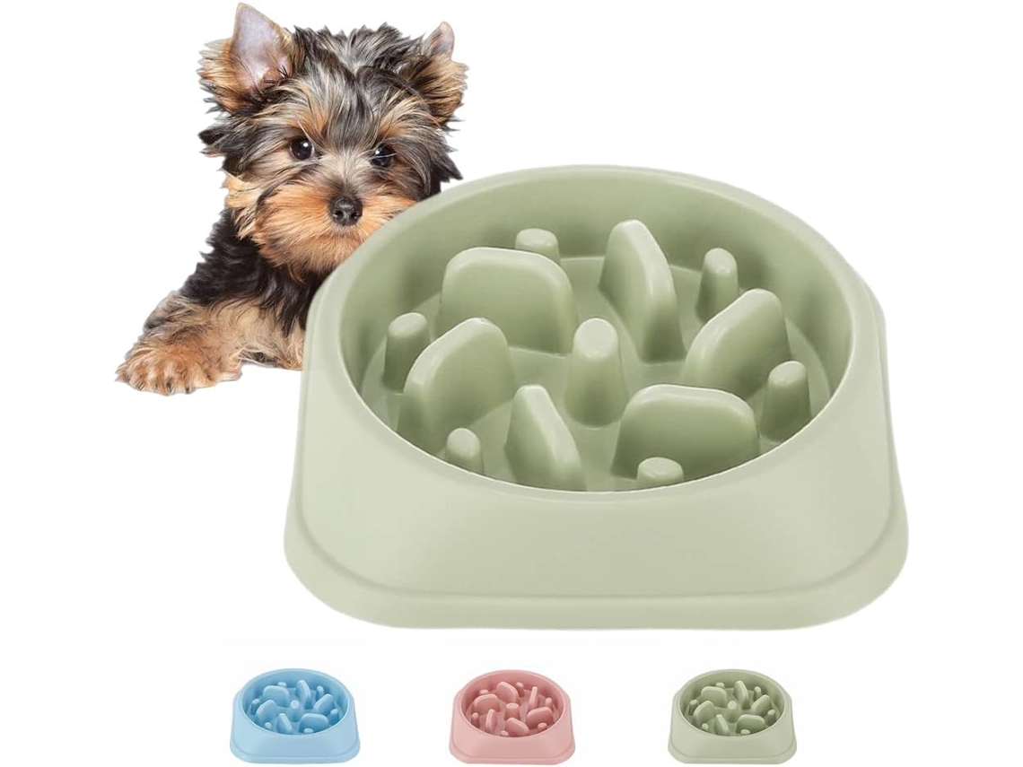 Tigela de Alimentação Lenta para Cães, Interativa Antiderrapante para Animais de Estimação AQUAFORGE