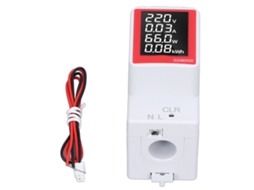 Medidor De Energia Rail Type Com Display Digital Ac, Função De Reset, 50~300v