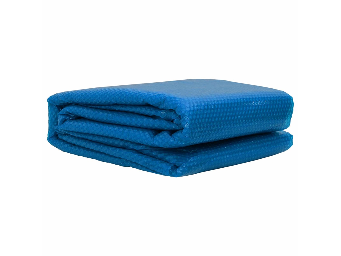 Conjunto 1 Aquece A Água Vidaxl Azul Polietileno (ø 210 Cm 400 Μm)