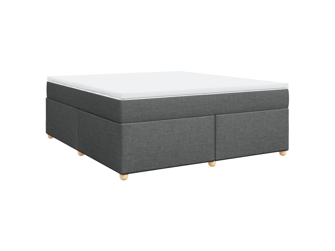 Box Spring Bed, Box Spring Beds Vidaxl Cinzeto Tecido (180 X 200 Cm)