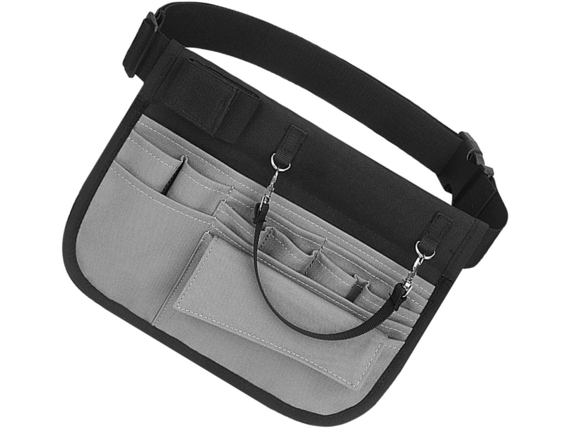 Cinto Utilitário De Tecido Com Fivela Ajustável, Bolsa Para Ferramentas