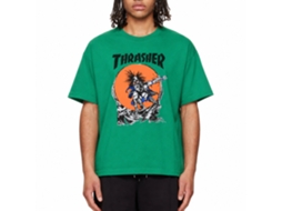 Thrasher Sk8 Outlaw Pushead T-shirt Unisex Adults Size:l