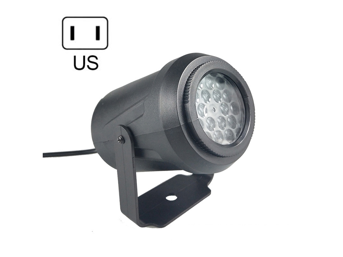 2026 projetor de Copo de Neve Led com 16 Cores, Luzes Rotativas de Projeção para Decoração Natalina Interior Ou Exterior
