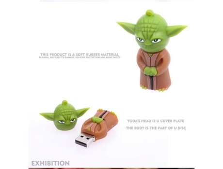 Chave Usb 2.0 64 Gb Mestre Yoda MAG