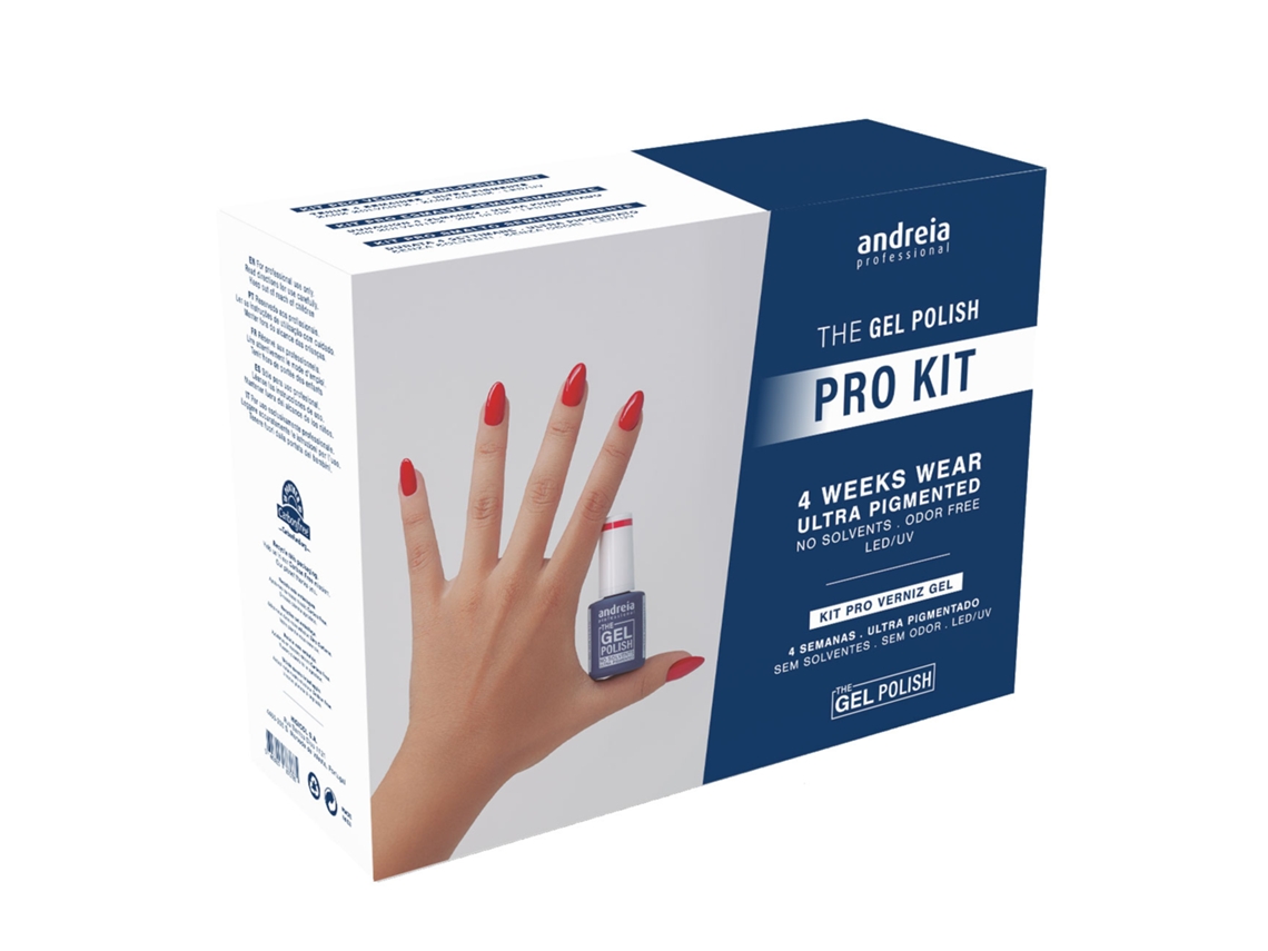 Prokit de Verniz de Unhas de Gel ANDREIA