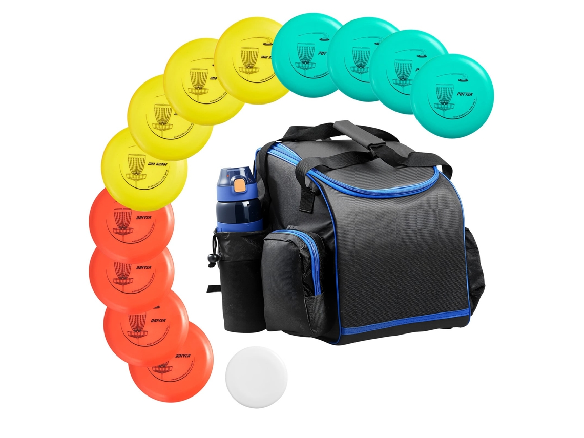 Conjunto de Discos de Golfe 12+1 com Mochila S/MARCA