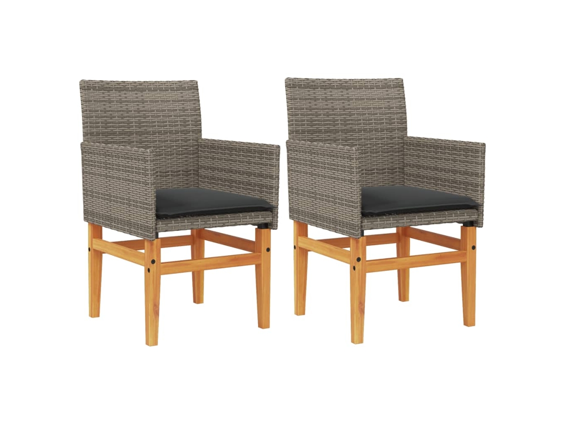 Garden Chair, Garden Chairs Vidaxl Cinzeto Rattan / Vime (n/a)