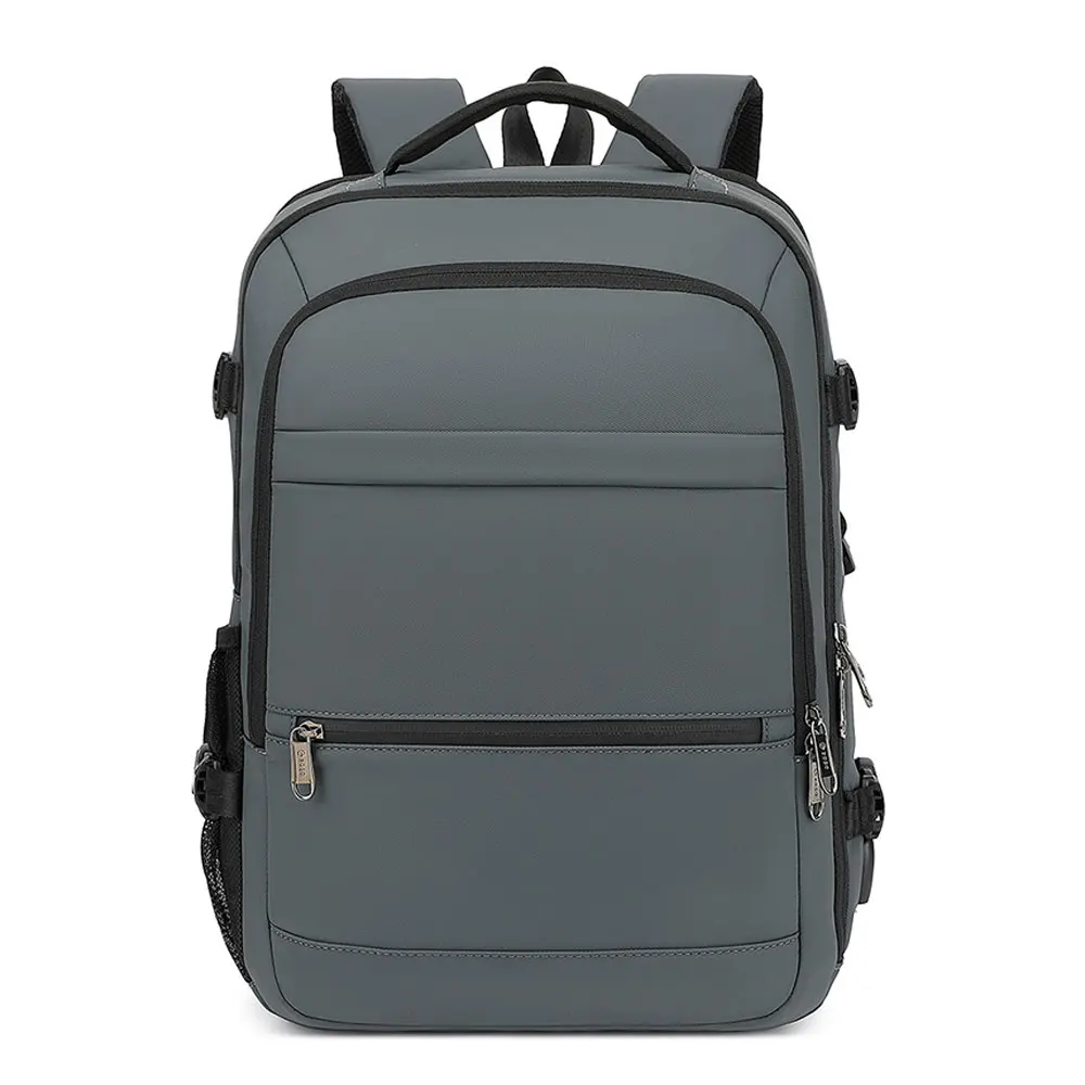 (ps-660s Cinza) Mochila Masculina Expansível, Grande Capacidade, Impermeável, Para Viagens De Negócios, Bolsa Multifuncional